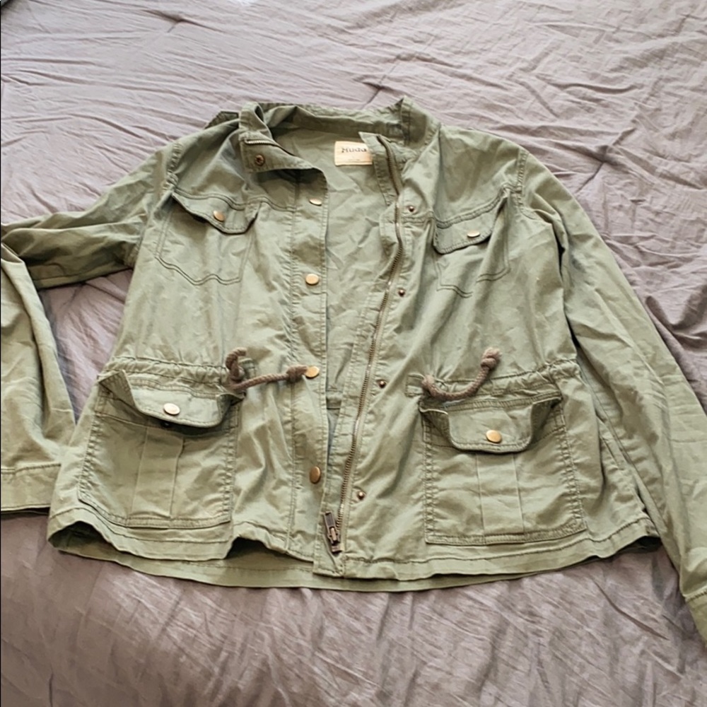 Army green jacket
